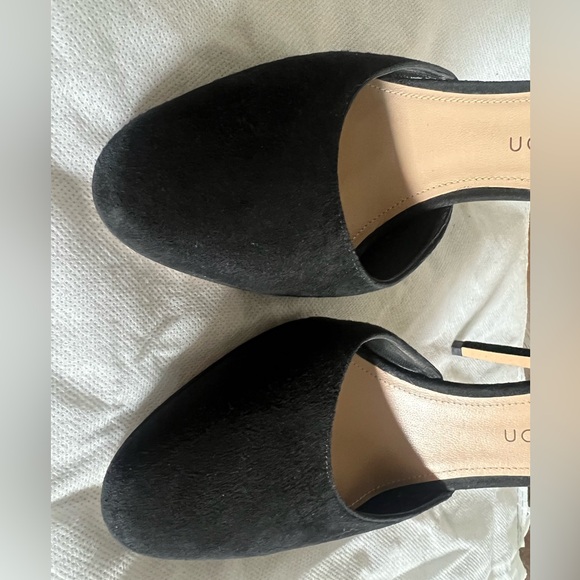 Tamara Mellon black suede D'Orsay pumps size 37 ASO Meghan Markle - Picture 8 of 9